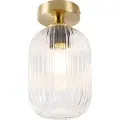 QAZQA Art Deco loftslampe messing - Banci