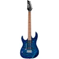 Ibanez GRX70QAL GIO Left Handed Transparent Blue Burst