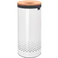 Brabantia Vasketøjsspand 35 l, med kork låg, hvid, Brabantia