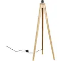 QAZQA Rustik gulvlampe tripod natur - Tripod Classic