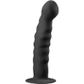 EasyToys Ribbed - sugedims dildo (14 cm) - sort
