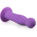 EasyToys - bølget sugekopdildo (lilla)