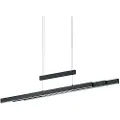 TRIO Pendellampe sort inkl. LED 3-trins dæmpbar 3-lys - Sofie