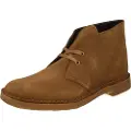 Clarks Clarkstil mænd. 26155481 Ørkenbrune læderstøvler (40), Fast, Ruskind, Blonder, Casual