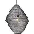 QAZQA Oriental Pendellampe Sort 60cm - Nidum