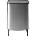 Brabantia Tryklågspand BO HI 60 l, mat stål, Brabantia