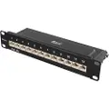 Deltaco Patchpanel Sort Cat6a 1u