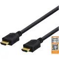 Deltaco HDMI-kabel, v1.4+Ethernet, 19-pin ha-ha, 1080p, 1m 7340004662051 Modsvarer: N/A