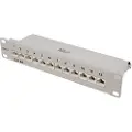 Deltaco Patchpanel Hvid Cat6a 1u