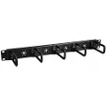 StarTech.com Horizontal 1u Server Rack Cable Management W/ D-ring Hooks & Pass Through Holes