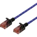 Deltaco Patchkabel Rj-45 Cat6a 2m. Blå