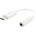 Deltaco Usbc-1145 Kabel Til Mobiltelefon Hvid 0,11 M 3.5mm