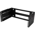 Deltaco 19" Wall Mounted 4u Black