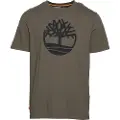 Timberland Timberlandtil mænd. TB0A2C2RA581 Kennebec River T-shirt grøn (L), Casual, Bomuld, Korte ærmer