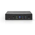 Nedis Hdmi-switch 3 Porte 1xusb-c + 2xhdmi Ind Til 1xhdmi Ud 4k Metal 60hz