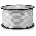 Nedis Csbr4015wt1000 Rg6t Koaksialkabel 75 Ohm Dobbeltskærmet 100 M