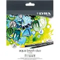 Lyra Aqua Brush Duo Markørboks Med 24 Farver
