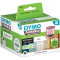 Dymo Labels Lw Durable Shelving 25x89mm 350pcs White 2-roll