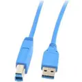 Prokord Usb-kabel 5m. Usb A Usb B Blå