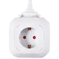 Prokord Power Cube 4x Socket + 2xusb 2.1 Mah 3m - White