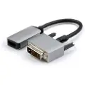 Prokord Video Adapter Premium Dvi-hdmi Dvi-d Hdmi Grå, Sort