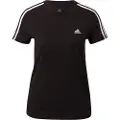 Adidas Essentials Slim 3 Stripes T-shirt Med Korte ærmer