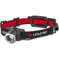 Led Lenser H8R Pandelampe, 600 lumen, Sort/rød
