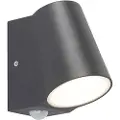 QAZQA Udendørslampe antracit med bevægelsessensor inkl. LED - Uma