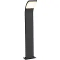 QAZQA Moderne udendørs stolpelampe antracit 60 cm inkl. LED IP54 - Litt