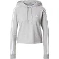 Adidas Essentials 3 Stripes Cropped Hættetrøje