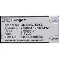 24hShop Batteri til SmartPhone, Mobil til Samsung SM-G750, SM-G750A, SM-G750F og andre.