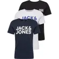 Jack & Jones Corp Logo 3 Pack T-shirt Med Korte ærmer
