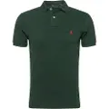 Ralph Lauren Polo Ralph Laurentil mænd. 710795080018 Slim fit pique polo shirt grøn (S), Casual, Bomuld, Korte ærmer