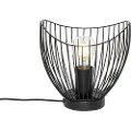 QAZQA Moderne bordlampe sort 20 cm - Pua