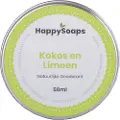Happy Soaps Kokosnoot & Limoen Natuurlijke Deodorant - 50ml - Copy