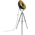 QAZQA Industriel gulvlampe stativ sort - Magna 50 Eglip