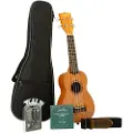 Kala KA-15S Mahogany Soprano Ukulele Starter Pack