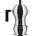 Alessi Komfur espressokaffemaskine PULCINA 300 ml, sort, Alessi