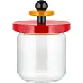 Alessi Køkken opbevaringskrukke 100 COLLECTION, 750 ml, rød, glas, Alessi