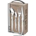 Lou Laguiole - Bestiksæt Tradition 24 dele - Hvid - Bestik - - Homeroom