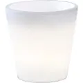 Konstsmide - Blomsterkrukke Assisi lille LED 28 cm - Hvid - Dekorationsbelysning - - Homeroom