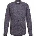 Ben Sherman Multicolour Floral Print Skjorte Med Lange ærmer