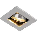 QAZQA Smart indbygningsspotlight stål inkl. WiFi GU10 Tiltelig - Qure