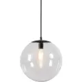 QAZQA Moderne pendellampe transparent 35 cm - Pallon