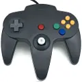 Teknogame Wired N64 Controller Black - Wired Controller - Nintendo 64
