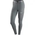 Nike Pro-leggings med mesh-paneler og mellemhøj talje til kvinder - grå