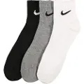 Nike Everyday Lightweight-ankeltræningsstrømper (3 par) - multifarvet