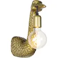 QAZQA Vintage væglampe messing - Animal Camel Bird