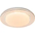 QAZQA Loftslampe hvid 38 cm inkl. LED med fjernbetjening - Jochem