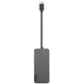 Lenovo USB-C to 4 Port USB-A Hub - hub - 4 ports USB hub - 4 ports - Grå